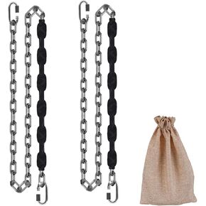 64" Swing Chain Stainless Steel 304 Permanent Anti-Rust Chain (2)+4 Free Fast Link, Weighs 1000 LBS in Saudi Arabia