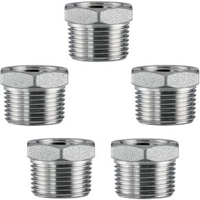 Fitvell الفولاذ المقاوم للصدأ 2 "ذكر NPT إلى 3/4" أنثى NPT المخفض عرافة جلبة الأنابيب المناسب محول (حزمة من 1) in Kuwait