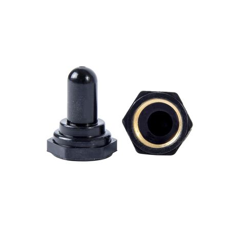 Gardner Bender GSW-20 Electrical Toggle Switch Covers, EDPM Rubber Cover, Moisture, Dust and Dirt Resistant, Pack of 2, Black in Kuwait