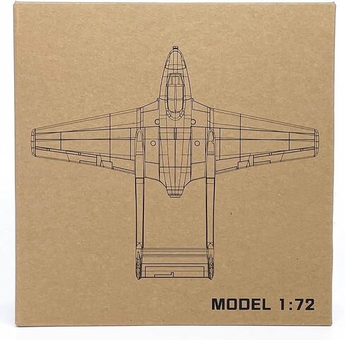 Alloy Royal Air Force RAF De Havilland D.H.100 Vampire Fighter Aircraft Model 1:72 Simulation Science Exhibition Model in Kuwait