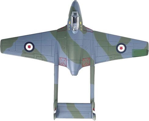 Alloy Royal Air Force RAF De Havilland D.H.100 Vampire Fighter Aircraft Model 1:72 Simulation Science Exhibition Model in Kuwait