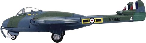 Alloy Royal Air Force RAF De Havilland D.H.100 Vampire Fighter Aircraft Model 1:72 Simulation Science Exhibition Model in Kuwait