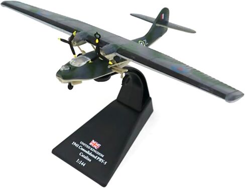 Simulation Alloy Aircraft Model 1:144 WW2 UK RAF Classic PBY 5 Catalina Fighter Aircraft Model in Kuwait