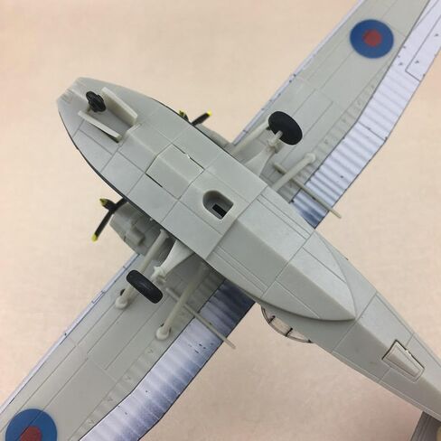 Simulation Alloy Aircraft Model 1:144 WW2 UK RAF Classic PBY 5 Catalina Fighter Aircraft Model in Kuwait