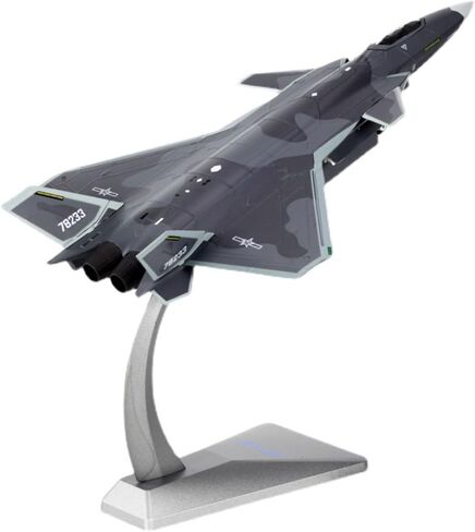 Simulation 1:72 Alloy Liberation Army Air Force Chengdu J-20 Fighter Model Display in Kuwait