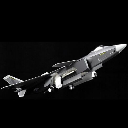 Simulation 1:72 Alloy Liberation Army Air Force Chengdu J-20 Fighter Model Display in Kuwait