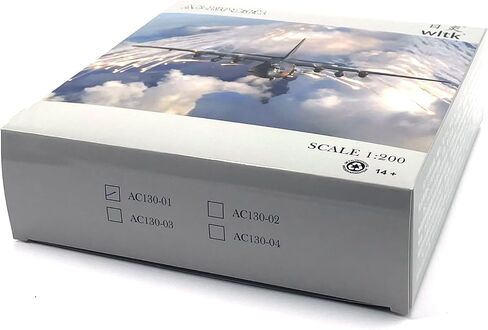 AC-130 Fighter Airplane Model 1/200 Diecast Military Models for Collection Gift in Kuwait