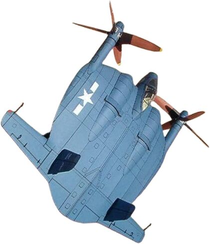 1:32 XF5U-1 Flying Pancake Fighter Paper Model Kit – DIY Unassembled Aviation Scale Model for Collectors in Saudi Arabia