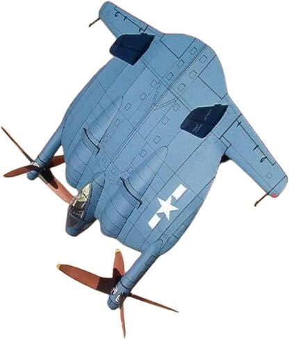 1:32 XF5U-1 Flying Pancake Fighter Paper Model Kit – DIY Unassembled Aviation Scale Model for Collectors in Saudi Arabia