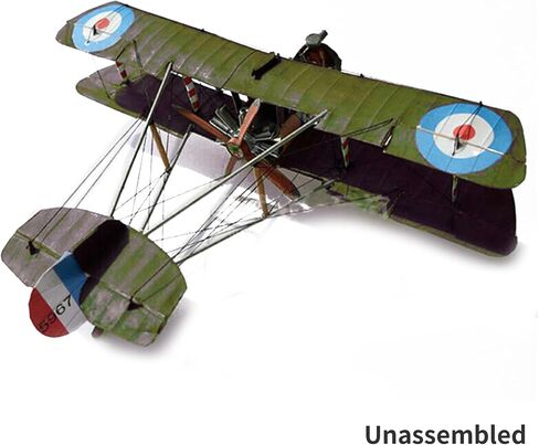 DIY 1/33 British Airco DH.2 One-Seat Biplane Fighter Paper Model (Unassembled Kit) in Kuwait