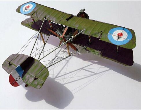 DIY 1/33 British Airco DH.2 One-Seat Biplane Fighter Paper Model (Unassembled Kit) in Kuwait