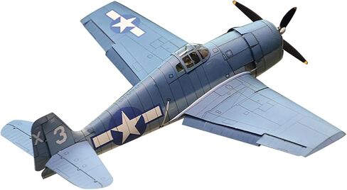 Simulation Aircraft Model 1:32 Grumman F6F-3 Hellcat Fighter Paper Model (Unassembled Kit) in Kuwait