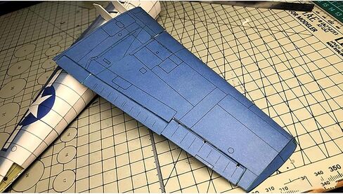 Simulation Aircraft Model 1:32 Grumman F6F-3 Hellcat Fighter Paper Model (Unassembled Kit) in Kuwait