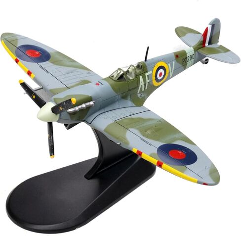 Alloy UK Air Force Supermarine Spitfire Mk Vb Fighter Aircraft Model 1:72 Simulation Science Exhibition Model in Kuwait