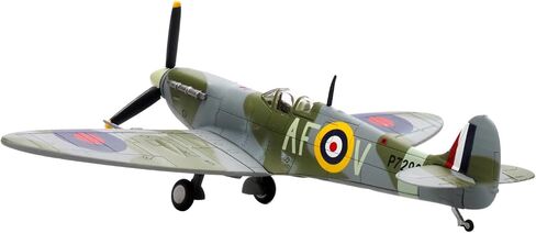 Alloy UK Air Force Supermarine Spitfire Mk Vb Fighter Aircraft Model 1:72 Simulation Science Exhibition Model in Kuwait