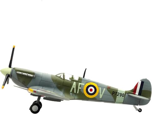 Alloy UK Air Force Supermarine Spitfire Mk Vb Fighter Aircraft Model 1:72 Simulation Science Exhibition Model in Kuwait