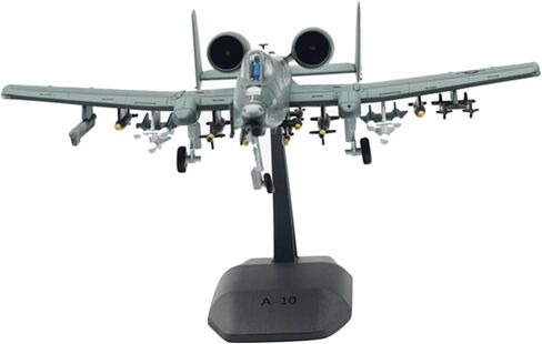 Alloy United States Air Force A-10 Thunderbolt II Warthog Attack Aircraft Aircraft Model 1:100 Simulation Science Exhibition Model in Kuwait