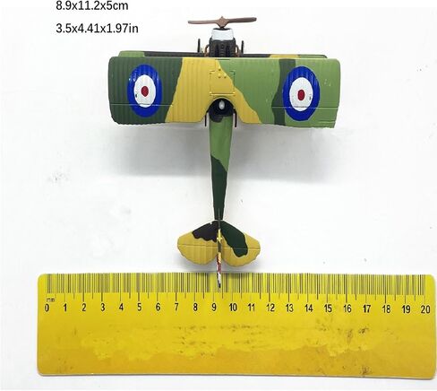 1/72 Scale WWI French Air Force SPAD S.XIII Biplane Propeller Fighter Plane Model for Collection in Kuwait