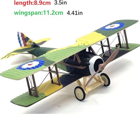 1/72 Scale WWI French Air Force SPAD S.XIII Biplane Propeller Fighter Plane Model for Collection in Kuwait