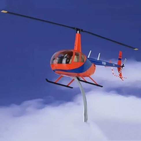 Simulation Alloy Aircraft Model 1/32 Scale R44 Raven Helicopter Aircraft Plane Model Collection in Kuwait