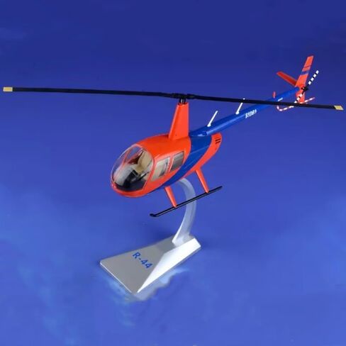 Simulation Alloy Aircraft Model 1/32 Scale R44 Raven Helicopter Aircraft Plane Model Collection in Kuwait