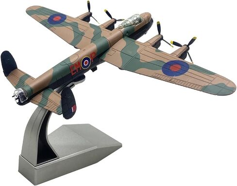 Alloy WWII Royal Air Force Avro Lancaster Bomber Aircraft Model 1:144 Simulation Science Exhibition Model in Kuwait