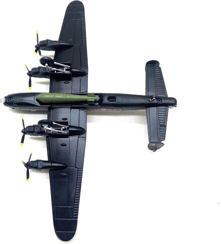 Alloy WWII Royal Air Force Avro Lancaster Bomber Aircraft Model 1:144 Simulation Science Exhibition Model in Kuwait