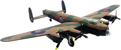 Alloy WWII Royal Air Force Avro Lancaster Bomber Aircraft Model 1:144 Simulation Science Exhibition Model in Kuwait
