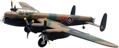 Alloy WWII Royal Air Force Avro Lancaster Bomber Aircraft Model 1:144 Simulation Science Exhibition Model in Kuwait