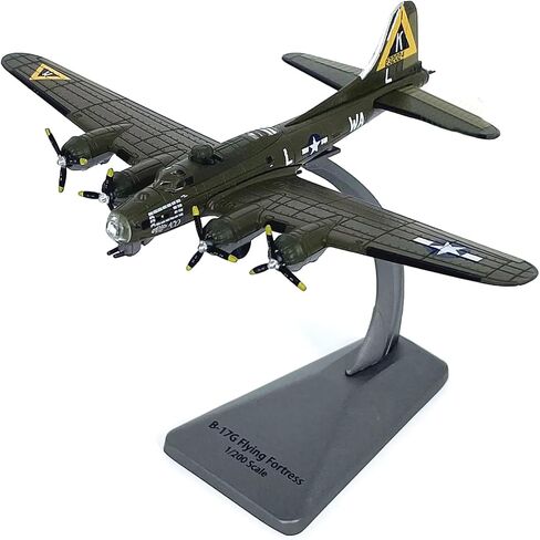Simulation Alloy Aircraft Model 1:200 USA Air Force B-17G Fighter Model in Kuwait