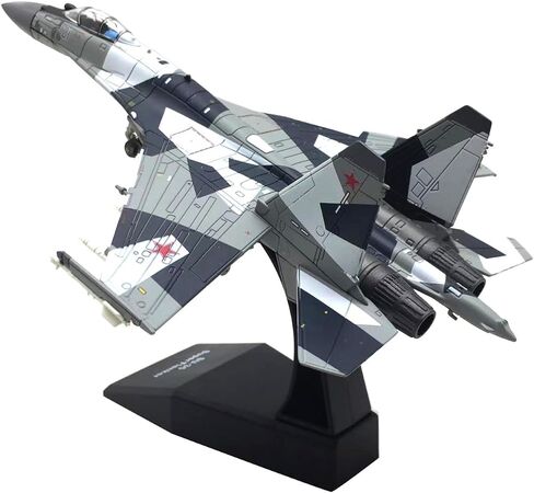 Alloy Russian SU35 Fighter Aircraft Fighter Model 1:100 Scale, Alloy Aircraft Model for Collection Displaying in Kuwait