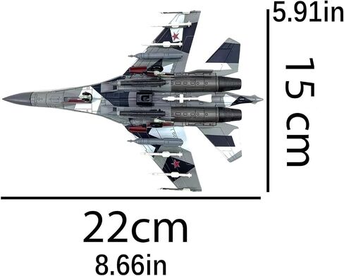 Alloy Russian SU35 Fighter Aircraft Fighter Model 1:100 Scale, Alloy Aircraft Model for Collection Displaying in Kuwait