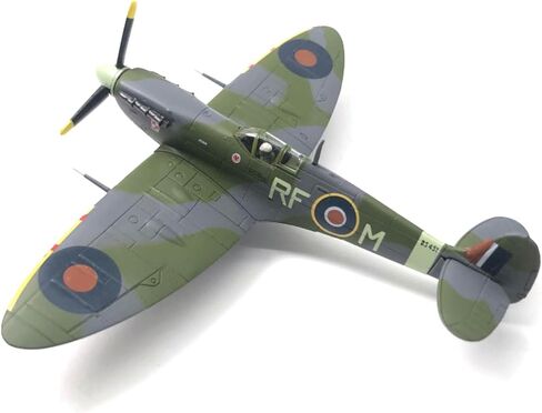 1:72 WWII British Spitfire Fighter Model Airplane – Diecast Alloy Military Aircraft with Display Stand in Kuwait
