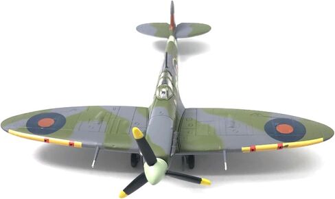 1:72 WWII British Spitfire Fighter Model Airplane – Diecast Alloy Military Aircraft with Display Stand in Kuwait
