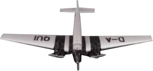 Alloy WWII Germany Junkers Ju 52 Aircraft Model Aircraft Model 1:250 Model Simulation Science Exhibition Model in Kuwait