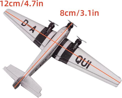 Alloy WWII Germany Junkers Ju 52 Aircraft Model Aircraft Model 1:250 Model Simulation Science Exhibition Model in Kuwait