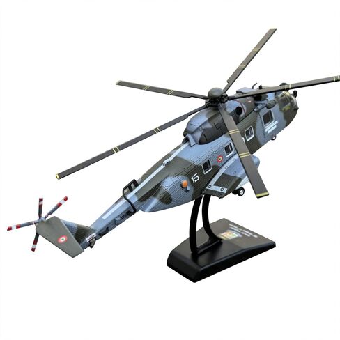 Alloy Italian Air Force HH-3F Pelican Helicopter Model 1:100 Simulation Science Exhibition Model in Kuwait