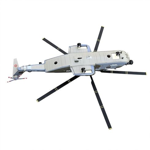 Alloy Italian Air Force HH-3F Pelican Helicopter Model 1:100 Simulation Science Exhibition Model in Kuwait