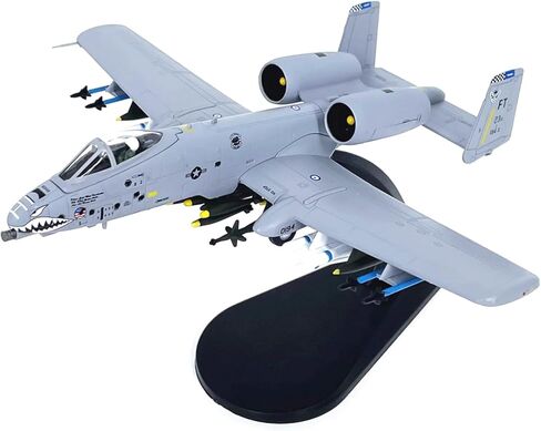 Simulation Alloy Aircraft Model 1:100 US A-10A Attack Plane Airplane Model in Kuwait