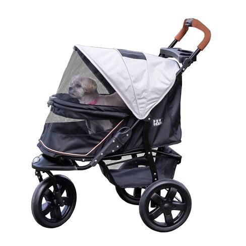 Pet Gear No-Zip AT3 Pet Stroller for Cats/Dogs, Platinum in Kuwait