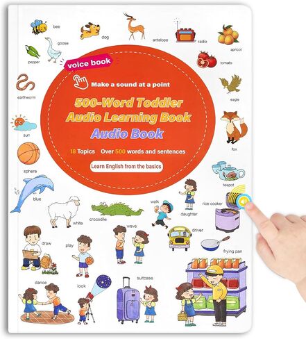 500 Word Sound Book for Kids Ages 2-8, Interactive English Learning in Kuwait