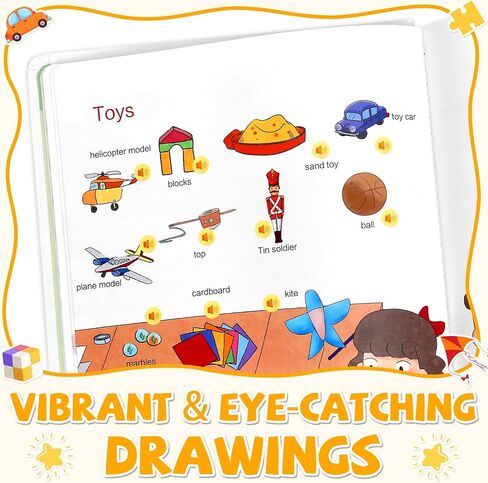 500 Word Sound Book for Kids Ages 2-8, Interactive English Learning in Kuwait