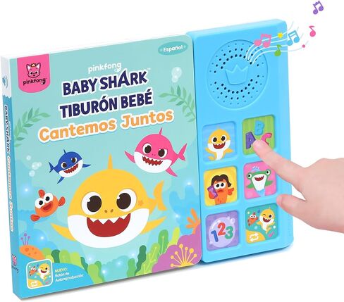 Pinkfong Baby Shark Sing-Alongs Sound Book - Interactive Learning, Nursery Rhymes - Ages 1+ in Kuwait