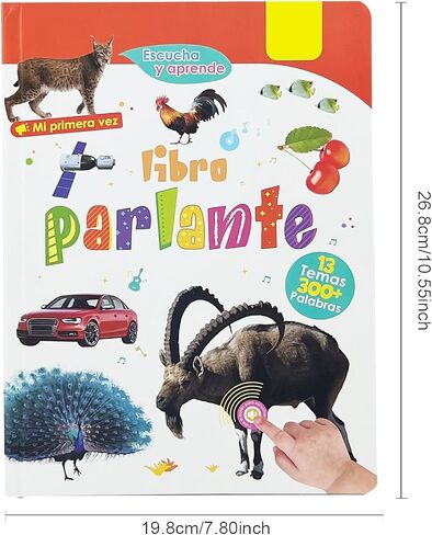 Spanish & English Bilingual Sound Book, Interactive Toddler Book in Saudi Arabia