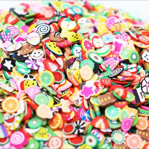 2000 Pcs Fruit Polymer Slices for Slime Nail Art Charms DIY Crafts in Saudi Arabia