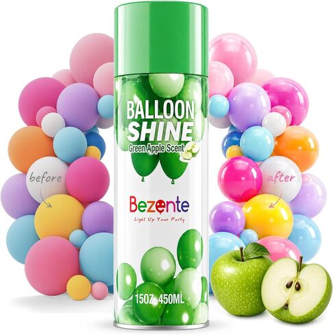 Bezente Balloon Shine Spray 2 Pack Instant High Gloss for Party Balloons in Kuwait