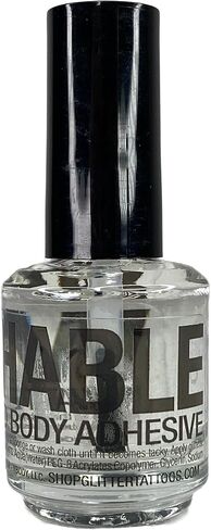 Ybody Glitter Tattoo Skin Glue, Pink Glue, 15ml in Kuwait