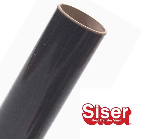 Siser Glitter 11.8"x5yd Roll (Black, 15ft) in Kuwait