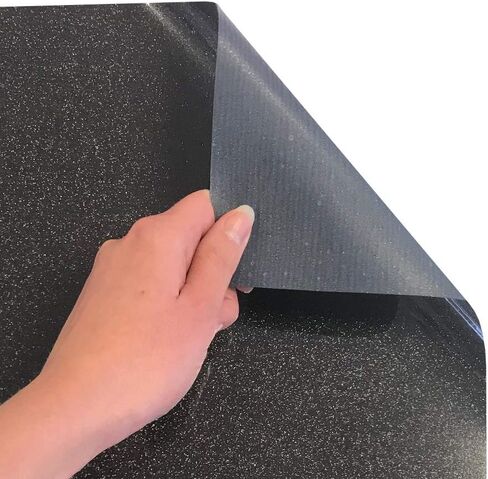 Siser Glitter 11.8"x5yd Roll (Black, 15ft) in Kuwait