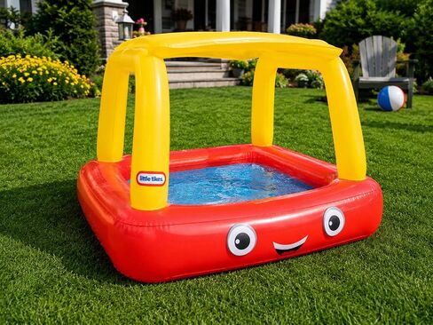 Little Tikes Cozy Coupe Inflatable Kiddie Pool with Sun Shade in Saudi Arabia